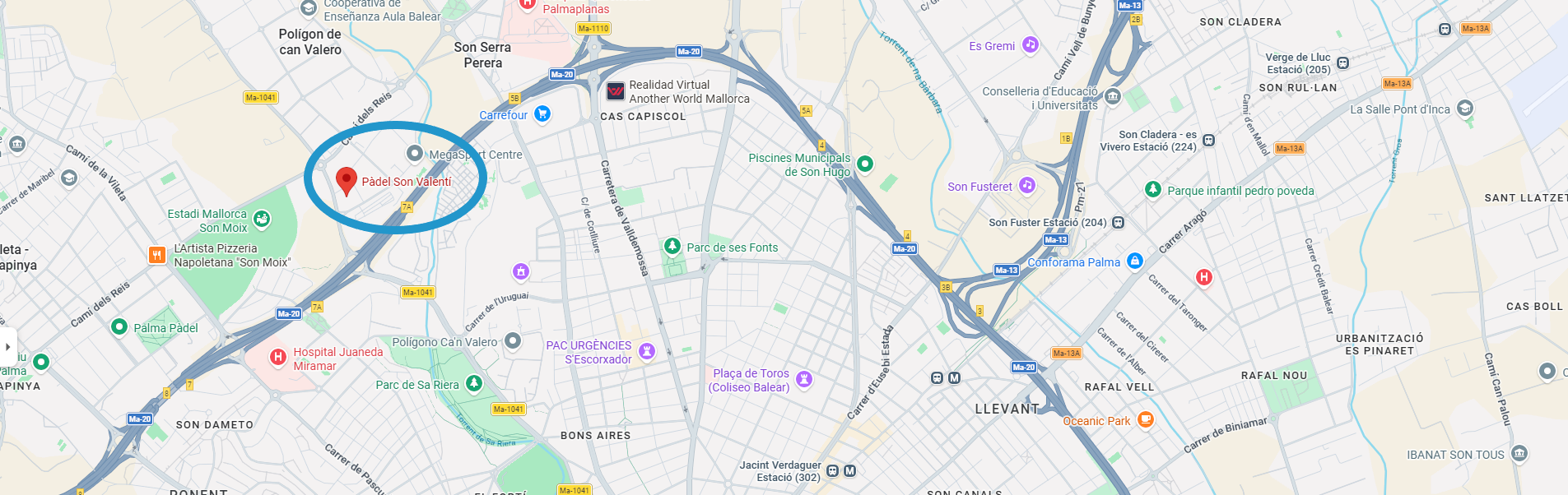 Un club cerca del centro